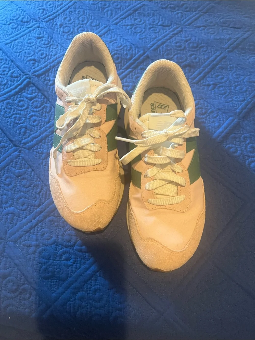 New Balance Womens Sneakers in Pink and Green